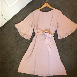 H&M Silk blush dress